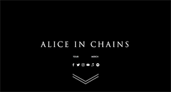 Desktop Screenshot of aliceinchains.com